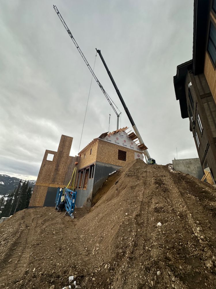 Dirt Work for R&H Homes in Bozeman, MT