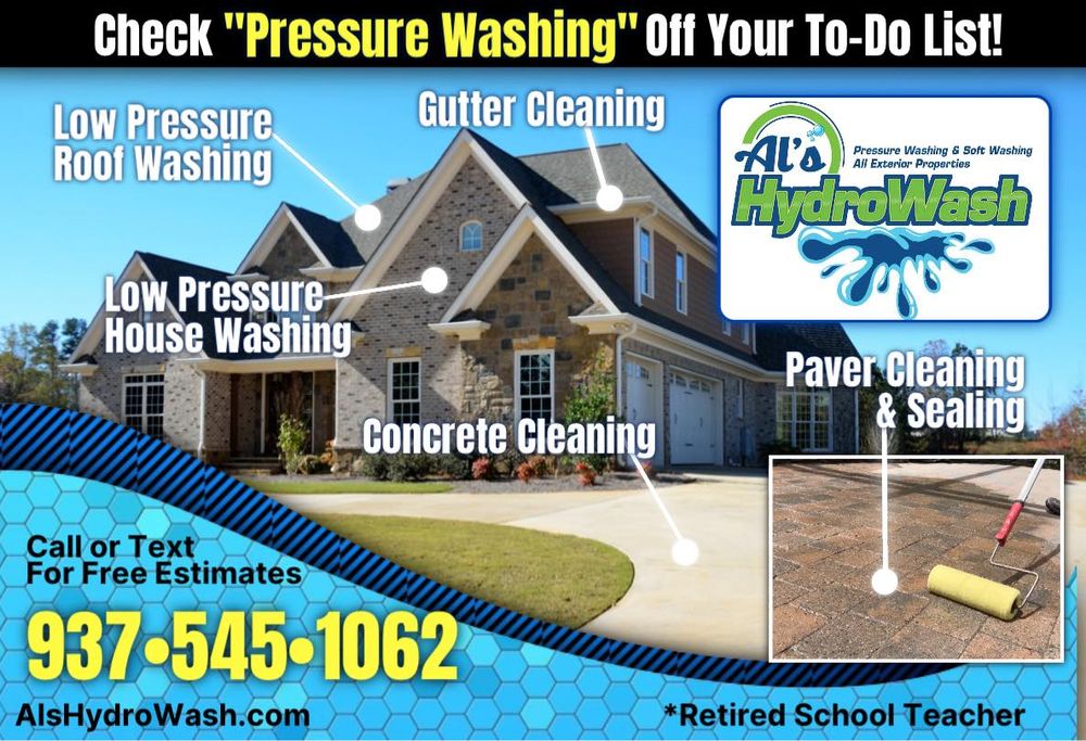 Home Softwash for Al's Hydro-Wash LLC. in Dayton, OH