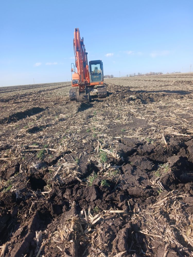 GPS pattern tiling and mapping for GBA Earthmoving in Keota, IA