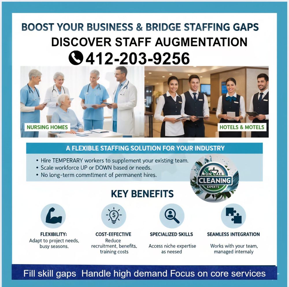 Standard Cleaning for On CALL Cleaning Experts in Pittsburgh, PA