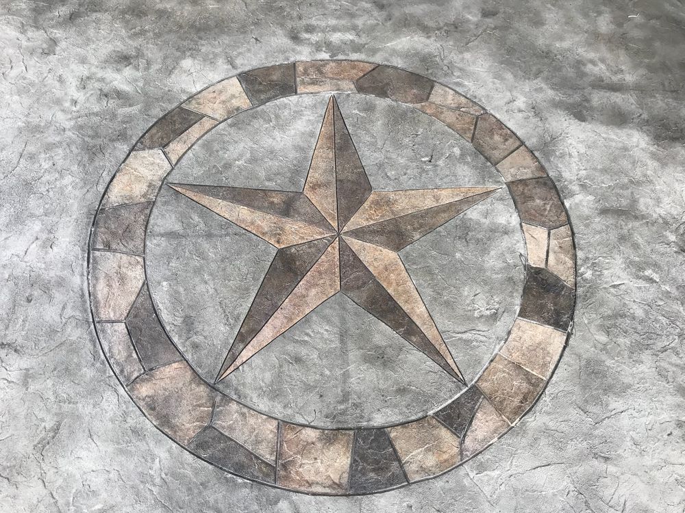 Stamped Concrete for Keen Decorative Concrete in Corpus Christi, TX