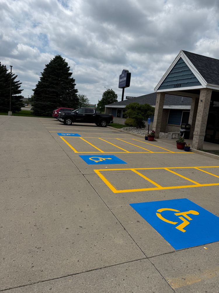 All Photos for Midwest Line Striping LLC in Spirit Lake, IA