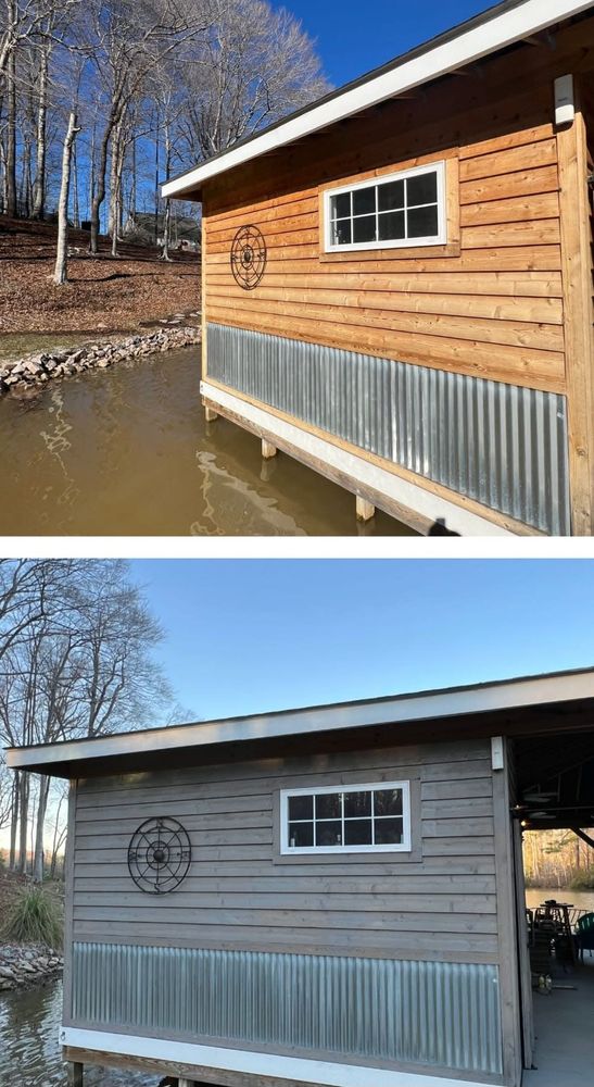Decks-docks-stain  for MF Painting in Roanoke Rapids, NC