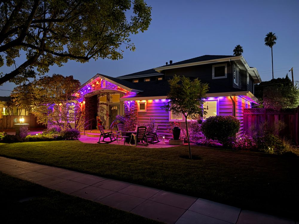Holiday lighting  for GGG Home Services in San Jose, CA