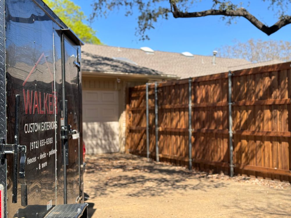 Fences for Walker Custom Exteriors in Dallas, TX
