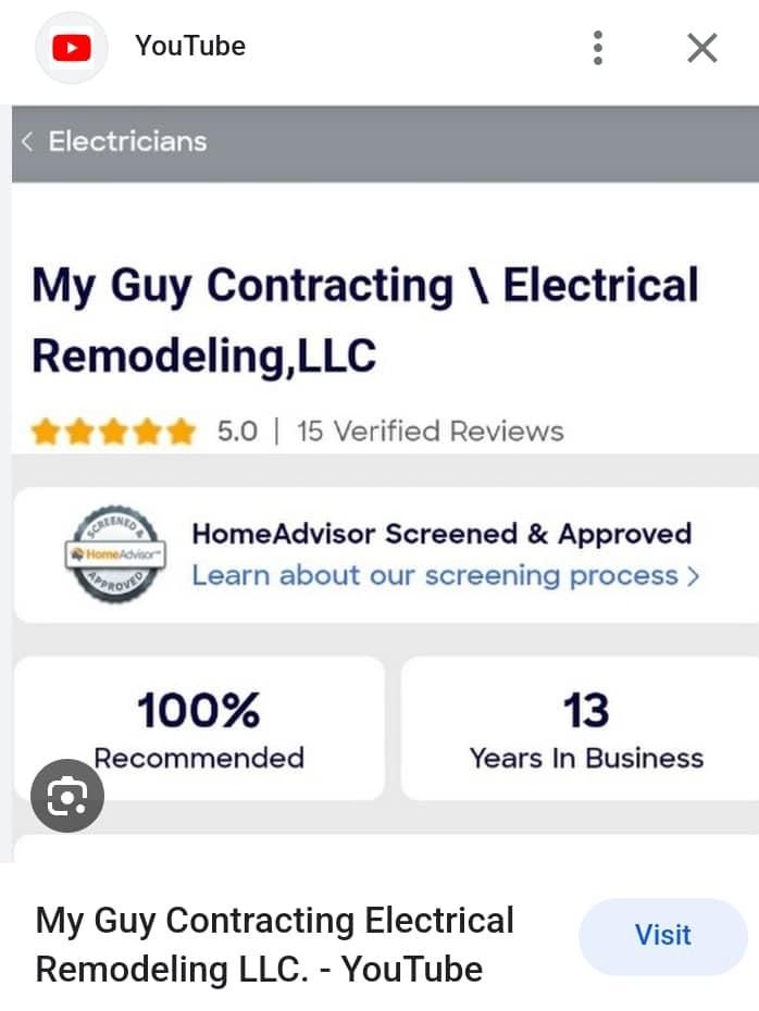 All Photos for My Guy Contracting/Electrical Remodeling LLC. in Philadelphia, PA