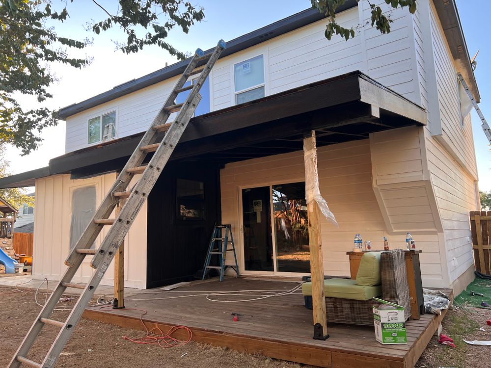 Exterior Painting for L.P. Contractors in San Antonio, Texas