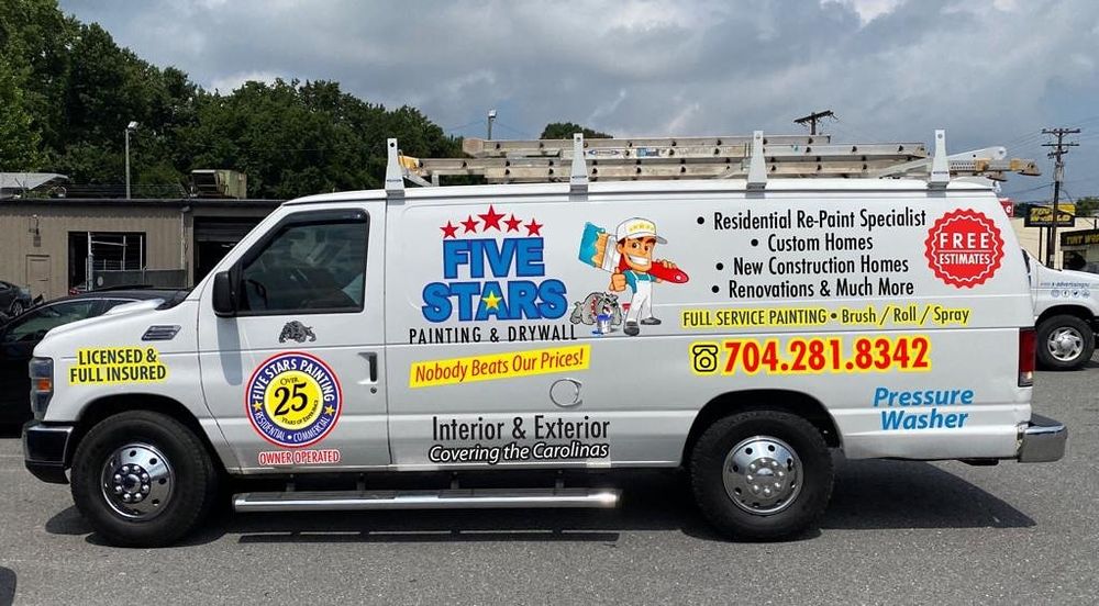 Exterior for Five Stars Painting and Drywall in Charlotte, NC