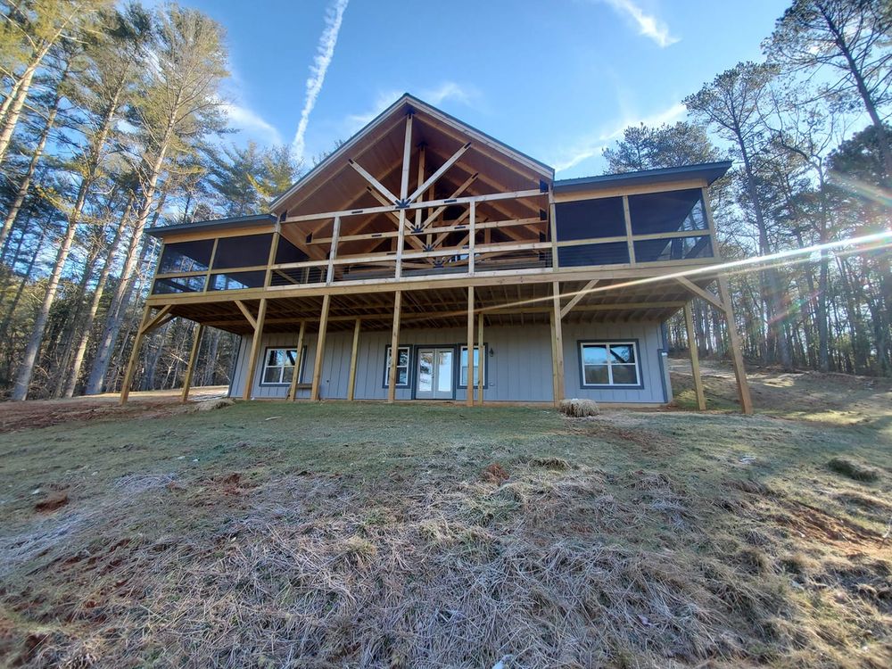 Our Deck Work service offers expert construction and installation for durable, elegant outdoor spaces. We ensure precision and quality, enhancing your home's value with customized designs tailored to your landscape needs. for HC Construction & Grading in Clayton, GA