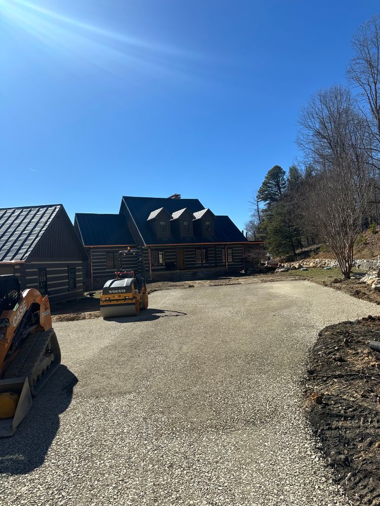 Grading for James R Carter Paving in Roanoke, VA