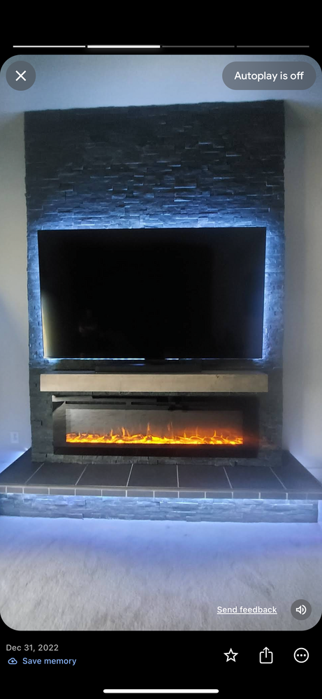 Stone veneer  for Matteo Hardscapes in Towson,  MD