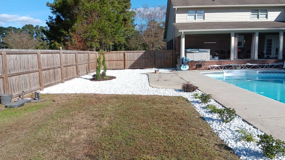 Enhance your outdoor space with our expert hardscaping services, providing durable features like stone walkways, patios, retaining walls, etc., transforming your yard into a functional yet aesthetically pleasing area. for SodGods Lawncare and Landscaping in Fayetteville , NC