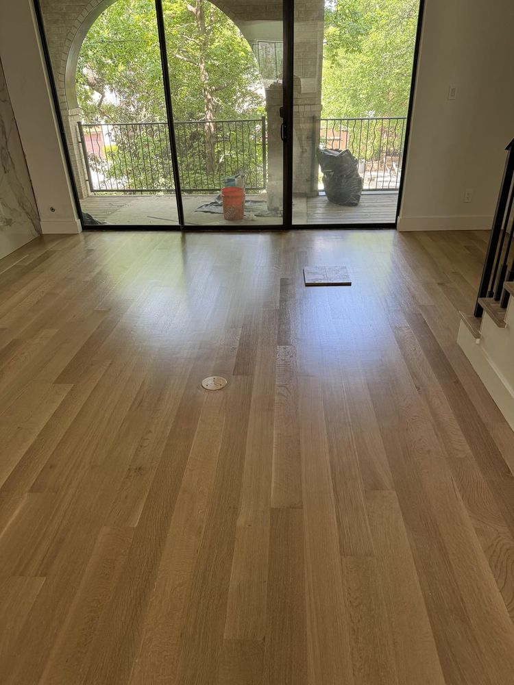 Transform your home with our expert Hardwood Floor Installation service. Our skilled team ensures precision and quality for a stunning finish that enhances the beauty and value of your space. for Garcia Services, LLC in El Reno, OK