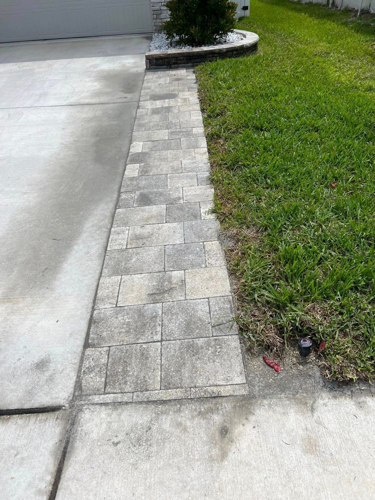 Hardscaping for R.B. & Company in Bellview, FL