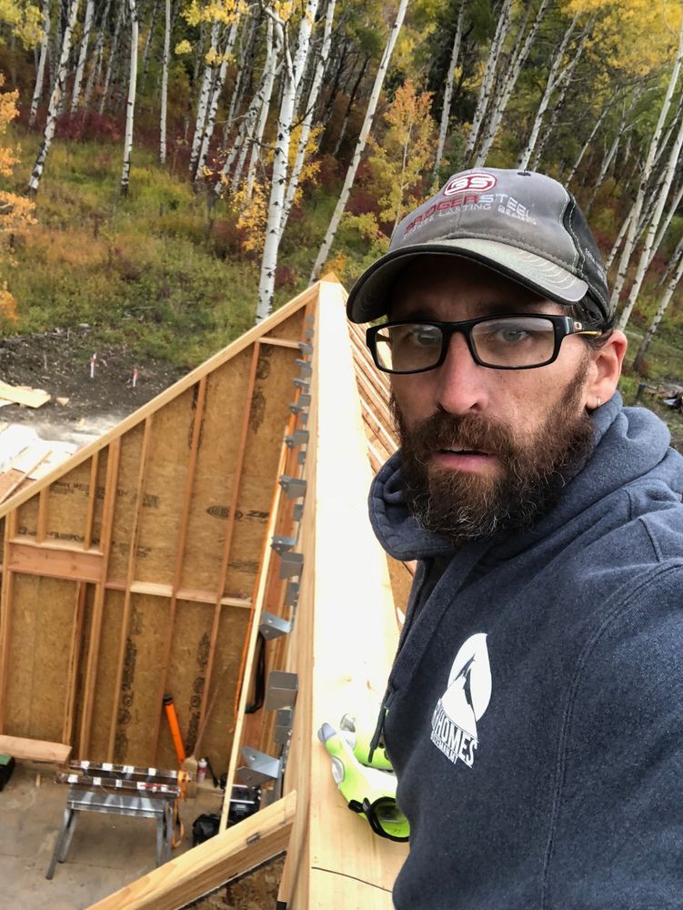Framing for R&H Homes in Bozeman, MT