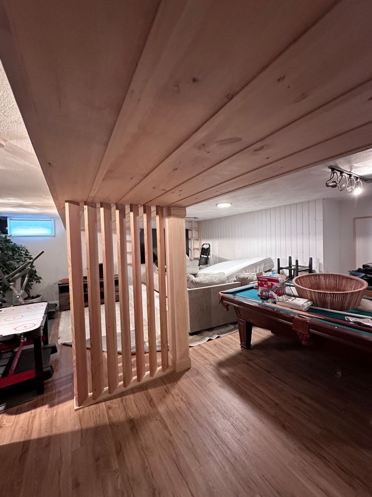 Custom wood work for Right Angle Carpentry in Hanson, MA