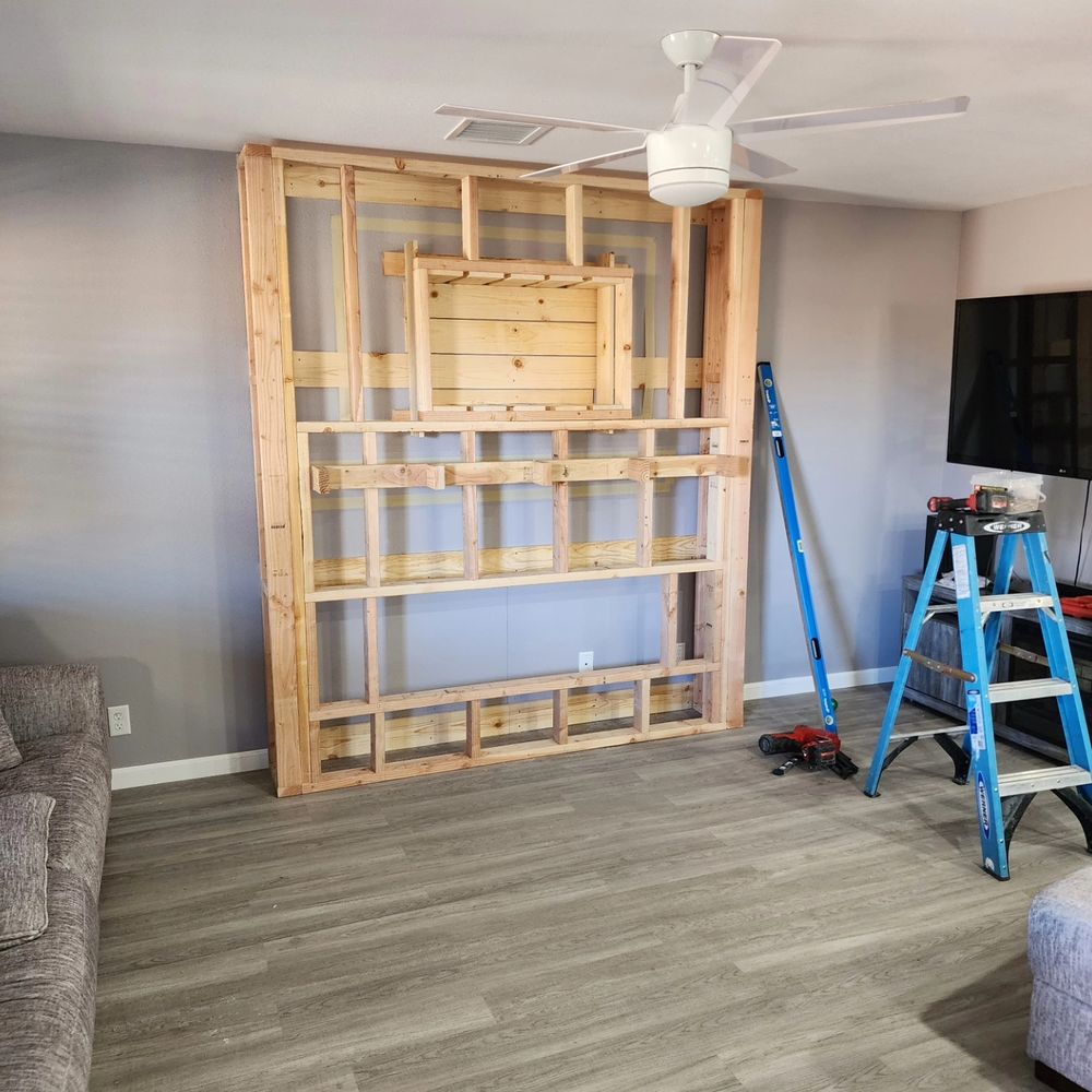 Our carpentry service provides expert craftsmanship for custom furniture and home improvements. We ensure quality construction and attention to detail in every project to enhance your living spaces beautifully. for Shermer Construction, LLC in Ridgecrest, CA