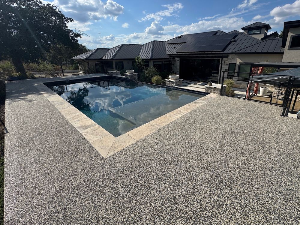 Pool Decks for TEX STONE Resin & Epoxy Coatings in Schertz, TX