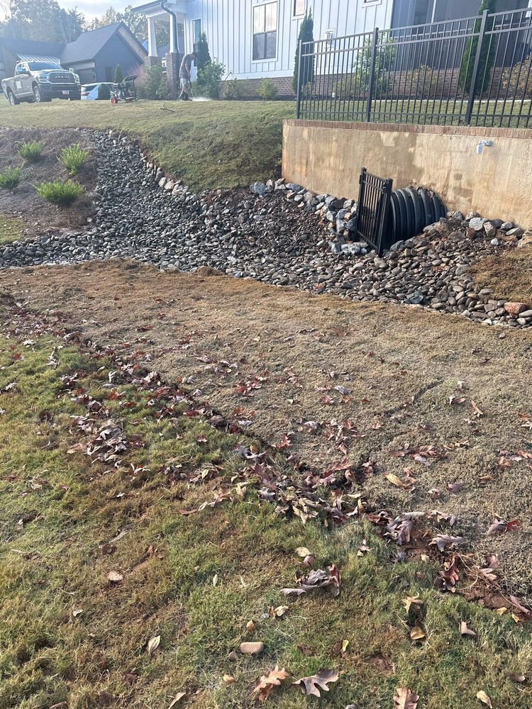 Drainage for Rescue Grading & Landscaping in Marietta, SC