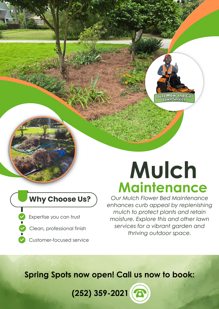 All Photos for Just Mow and Go Lawn Service, LLC in New Bern, NC