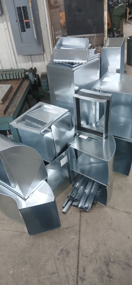 Ductwork  for K&A Sheetmetal Fabrication in Hutchinson, MN