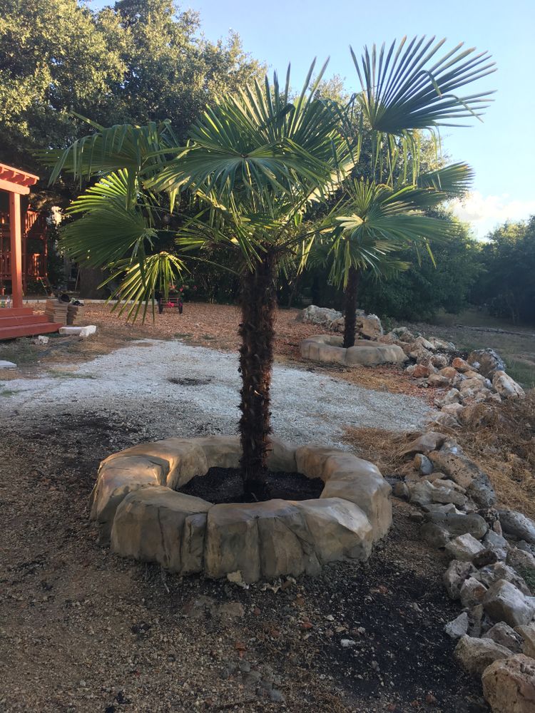 Landscaping for UBER FORCE in San Antonio, TX