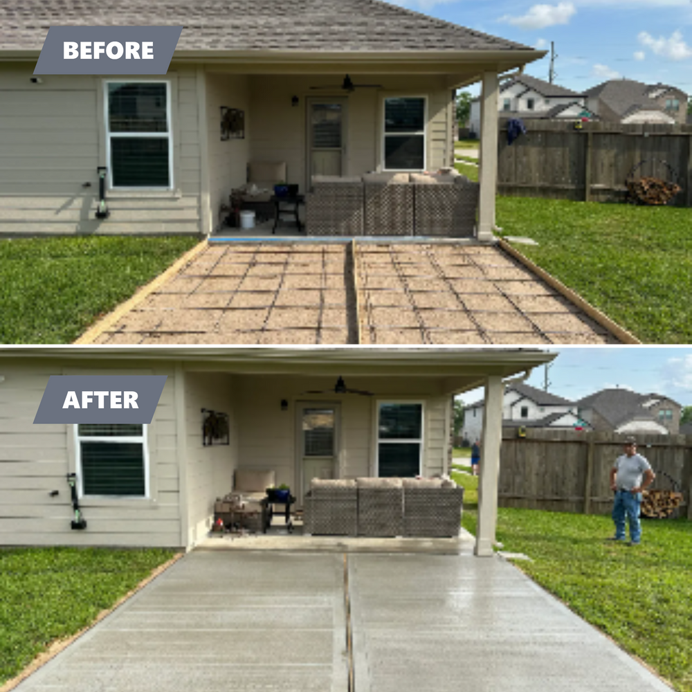 Before & Afters for Texas Curb N Borders in Houston, TX