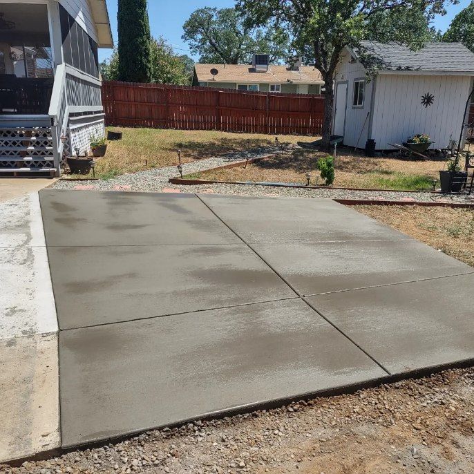 Concrete for Austin LoBue Construction in Cottonwood, CA