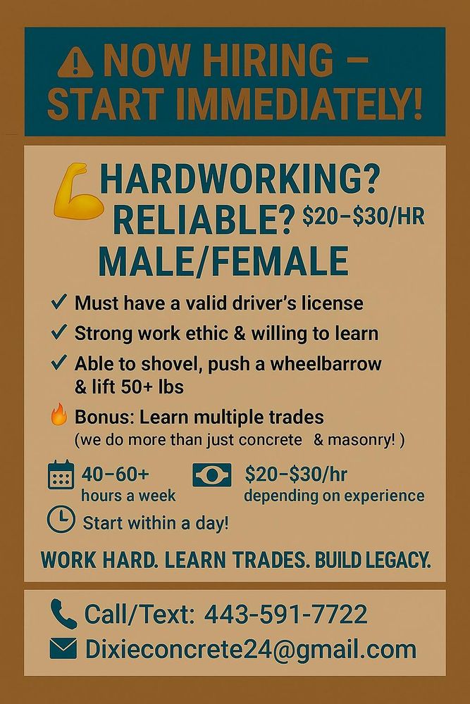 All Photos for Dixie Concrete Masonry in Saint Leonard, MD