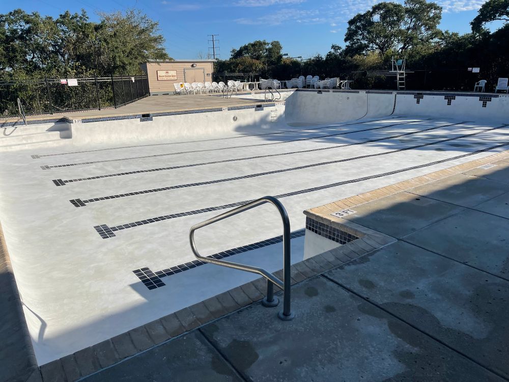 Commercial pools for JV Pool & Associates in San Antonio, Tx.