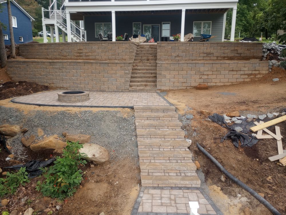 Hardscaping for Rosales Landscaping LLC in Lake Gaston, North Carolina