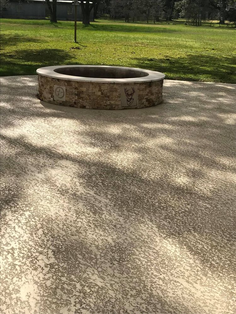 Transform your outdoor space with our expert Patio Design & Installation service. We specialize in creating durable, stylish concrete patios that enhance your home's beauty and provide lasting enjoyment for years to come. for HH Vaclavick Construction in Wharton County, TX