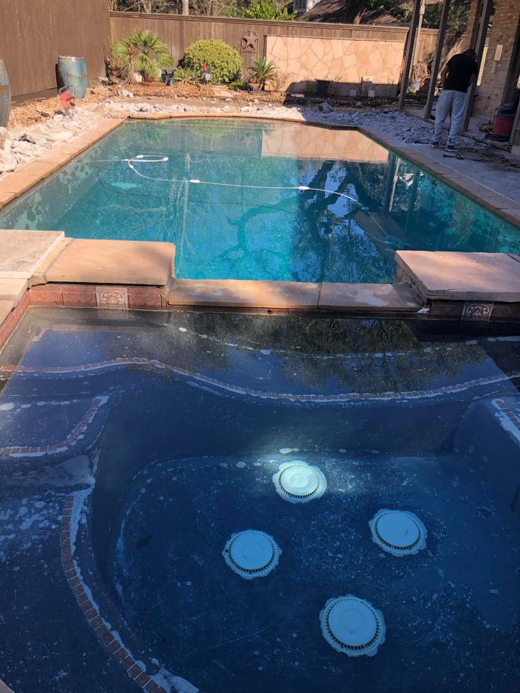 Our Pool Repair and Maintenance service ensures your pool stays in optimal condition, offering expert repairs and regular upkeep to enhance longevity, safety, and enjoyment for your family's swimming experience. for Better Yet Custom Pools And Spas in Houston, TX