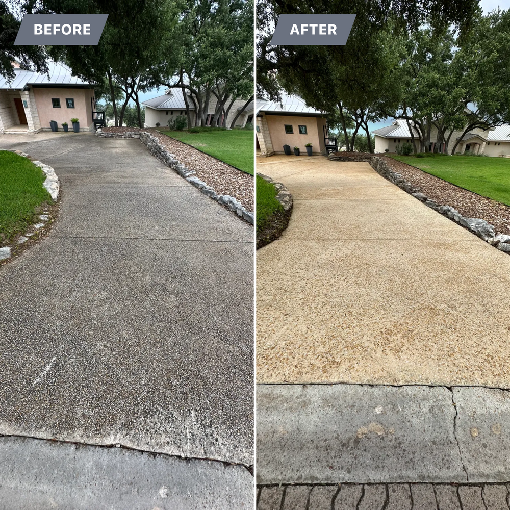 Before & After for Patriot Window Cleaning  in Canyon Lake, TX