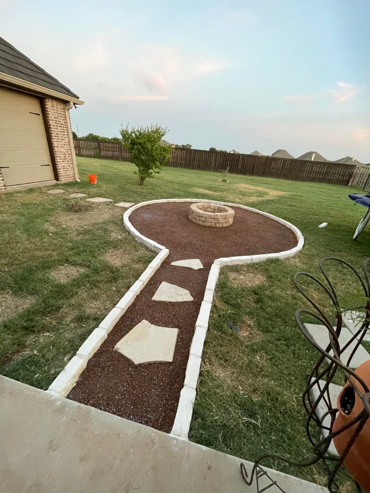 Landscaping for Rustic Root in Stephenville, TX