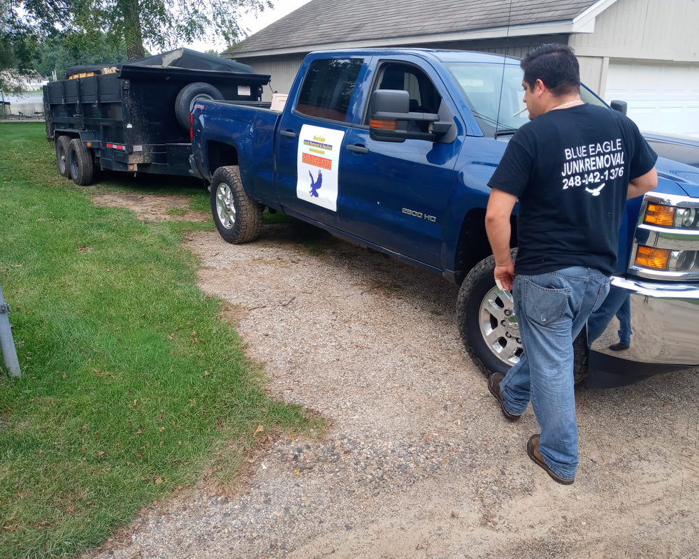 Yard for Blue Eagle Junk Removal in Oakland County, MI