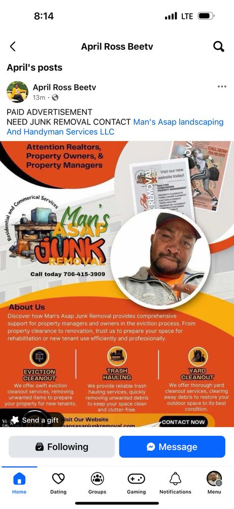 All Photos for Man's Asap Landscaping and Handyman Services LLC in Lagrange, GA