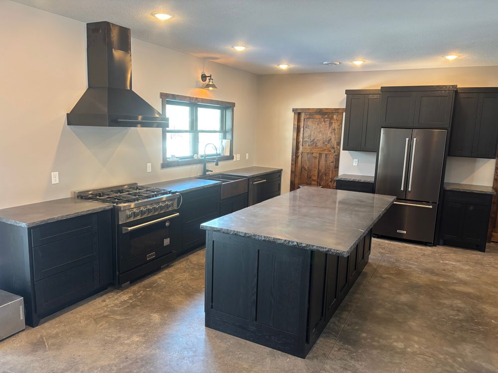 Concrete counter tops for STAMPEDE Vertical Concrete in Isanti, Minnesota