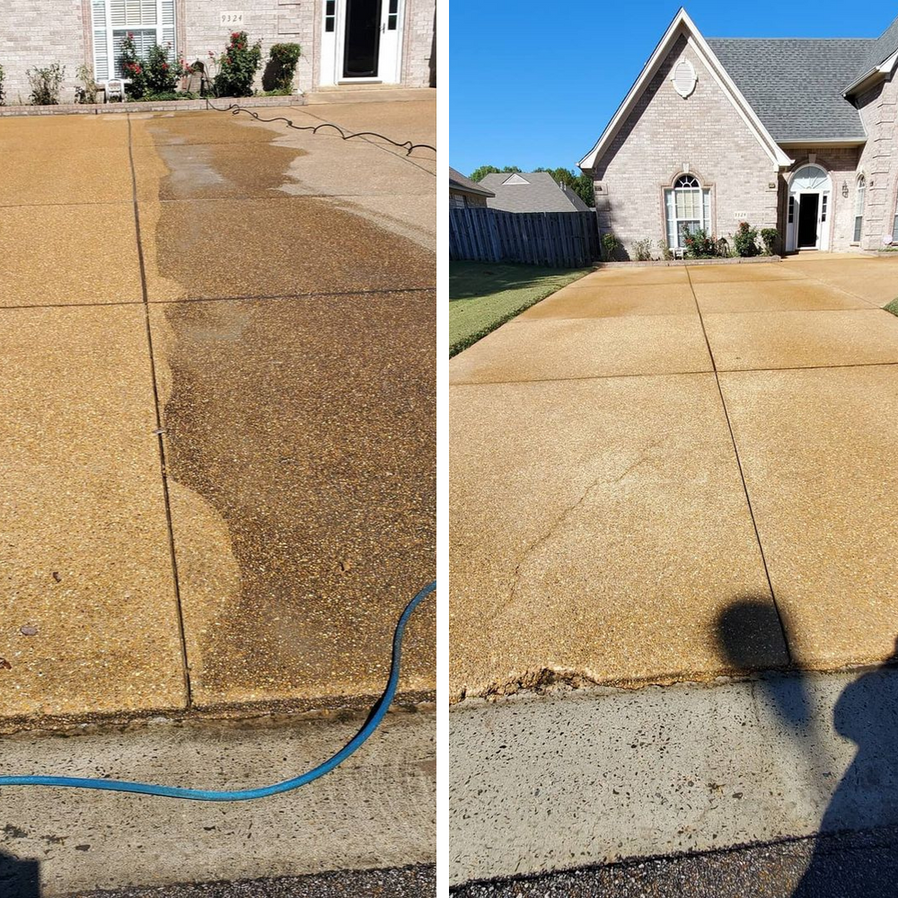 Pressure washing for CGS Facility Mgmt in Memphis, TN