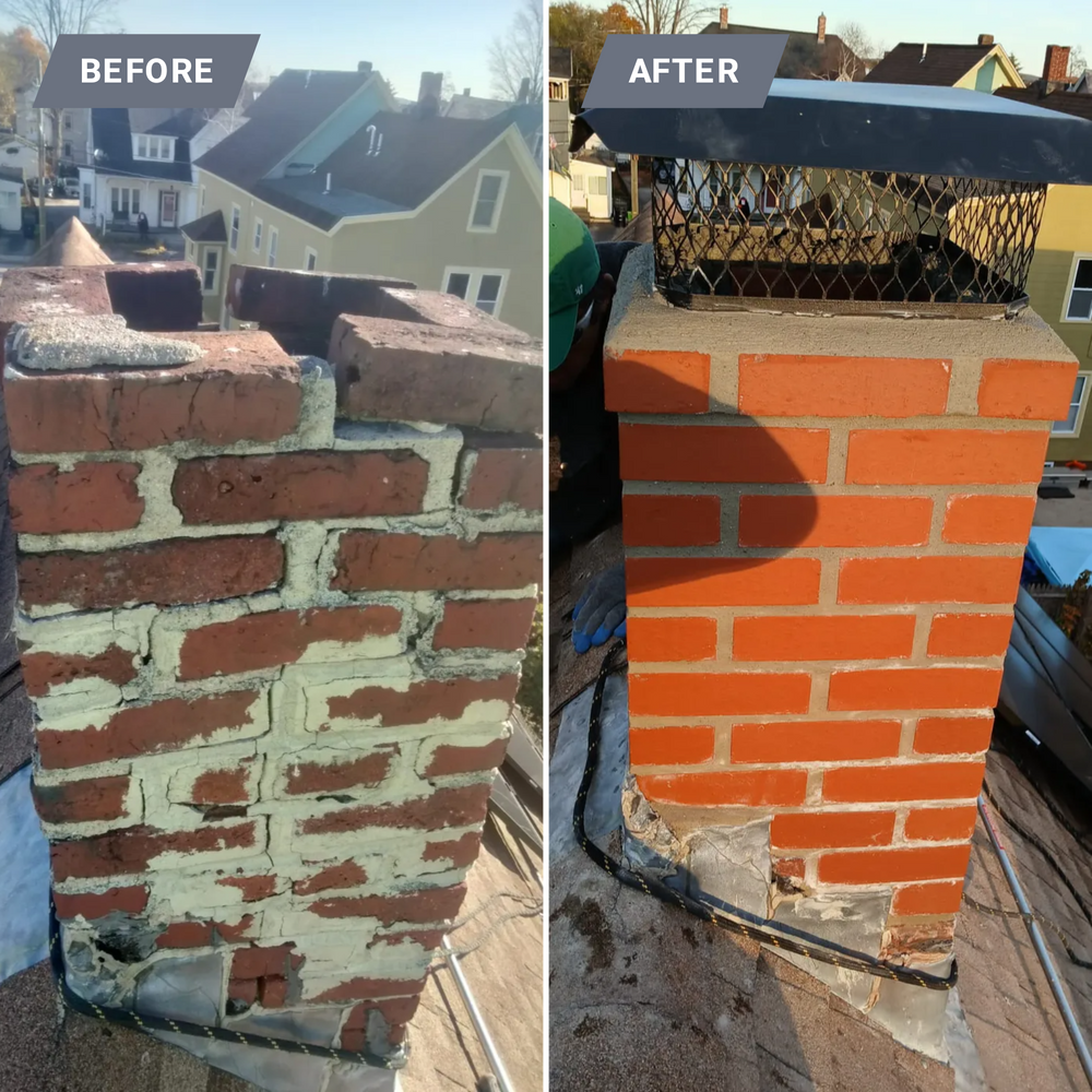 Chimney  for Parkway Masonry and Construction in Bedford, NH