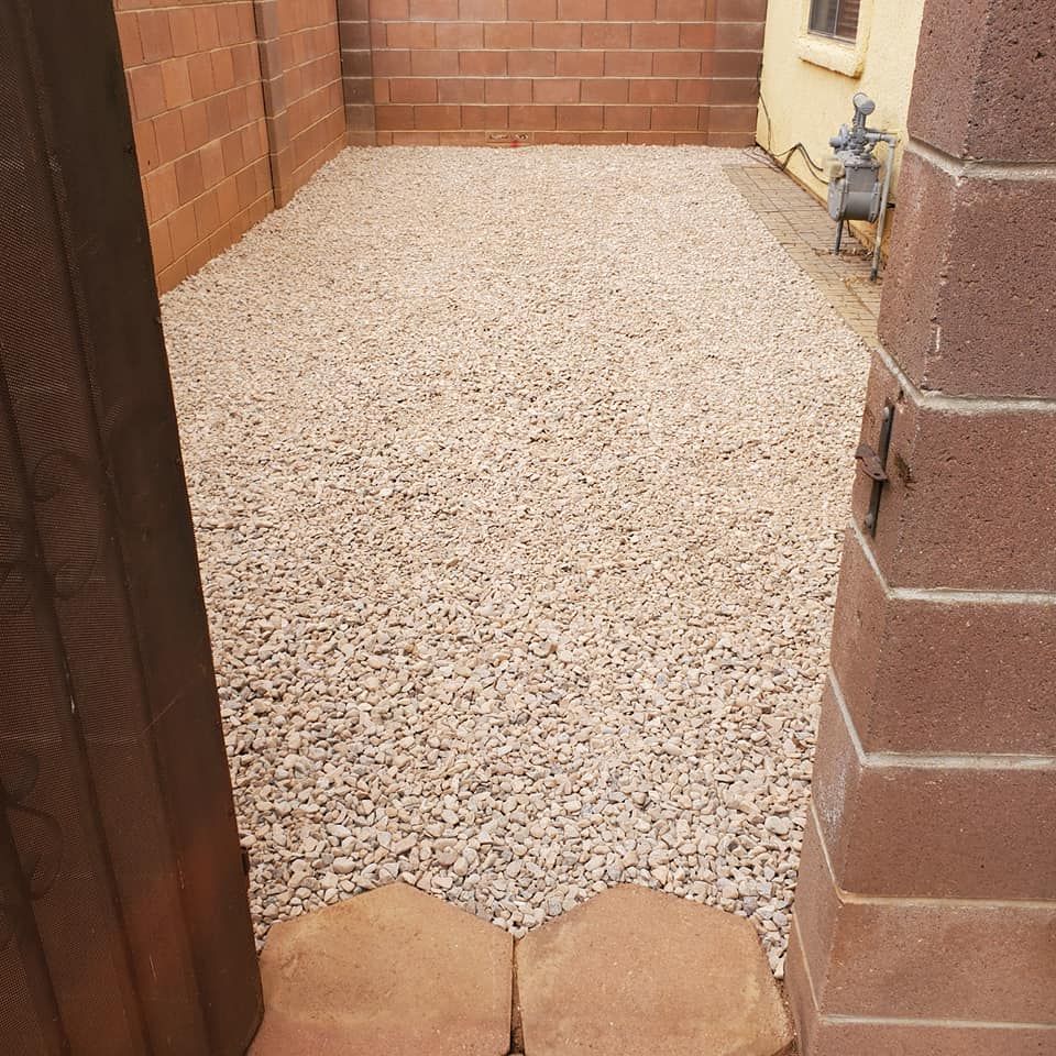 Enhance your landscape with our Decorative Rock service, offering a variety of colors and sizes to beautifully complement any garden or walkway. Durable and low-maintenance, perfect for elevating outdoor aesthetics. for A to Z Grounds Keeping in Sierra Vista, AZ