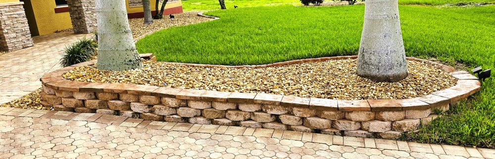 No need to worry about uneven ground around your home. We can build a retaining wall for your flower bed, complete with caps that match your concrete curbing, helping to prevent soil erosion while creating a beautiful garden bed. for AL Curbs in Cape Coral, FL