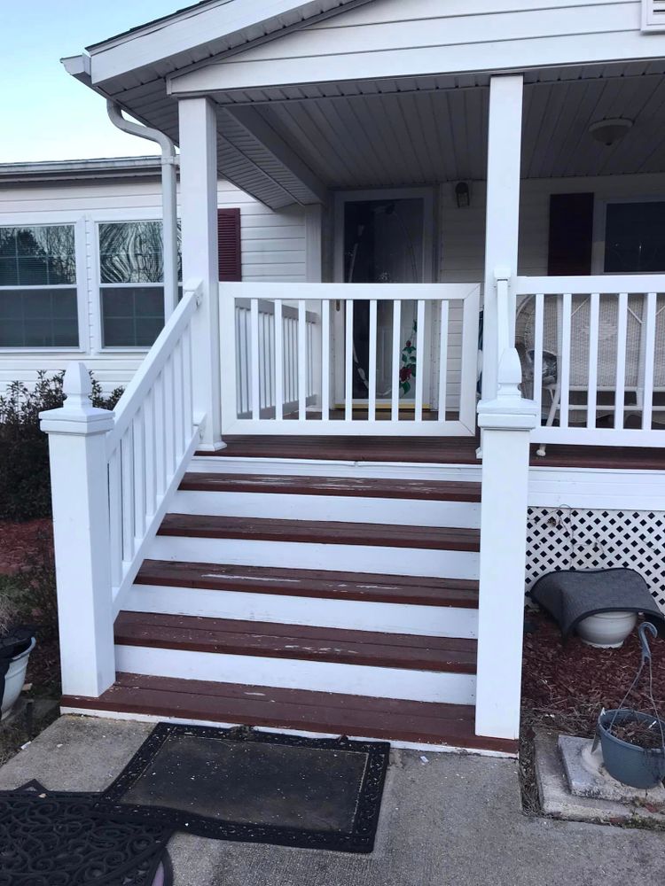 Transform your outdoor living space with our expert Deck & Patio Installation service. Our skilled team will create a beautiful and functional area for relaxing, entertaining, and enjoying the great outdoors. for St.Patrick’s Home Services in Farmville, VA