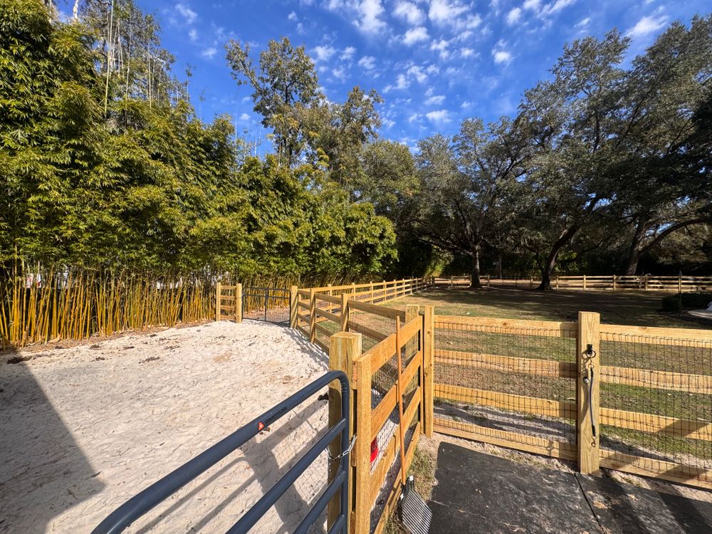 Fence Installation for E & E Irrigation and Fencing LLC in DeLand, FL