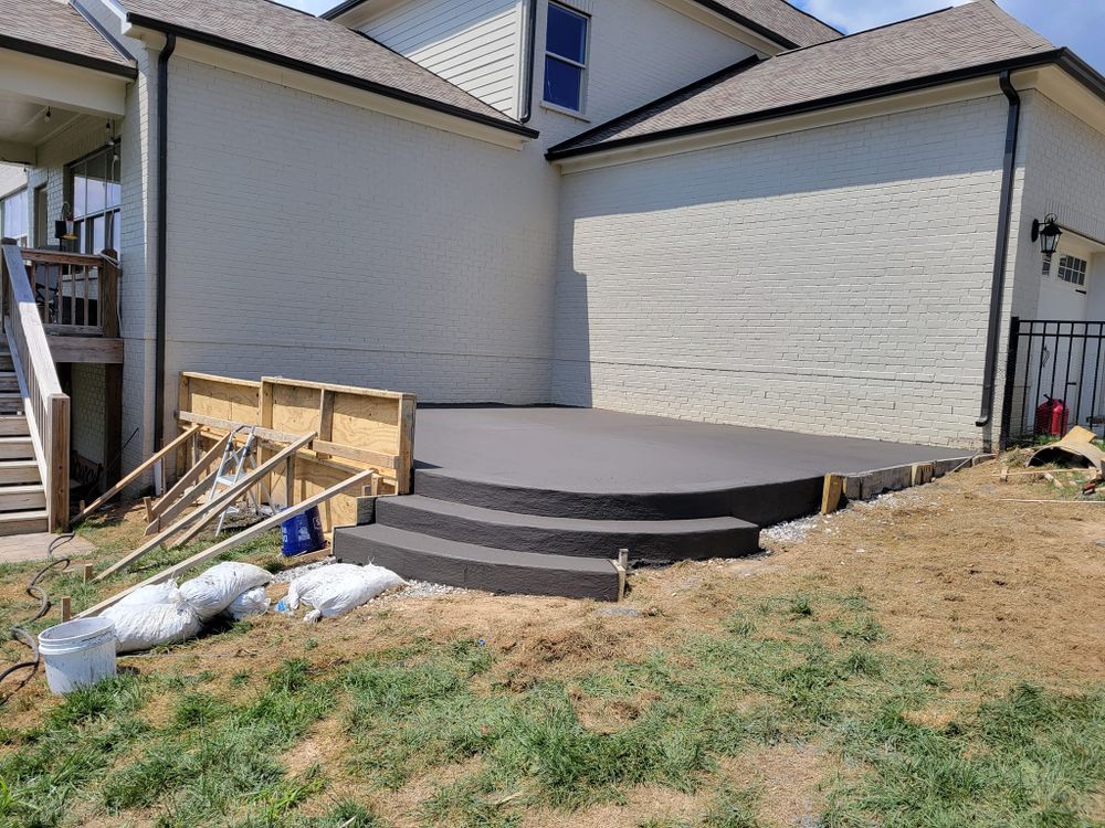 Transform your home's interior with our expert stair design and installation service, crafting durable and elegant concrete stairs that seamlessly blend function with style for an elevated home experience. for Mr. Concrete Outdoor Services LLC in Nashville, TN