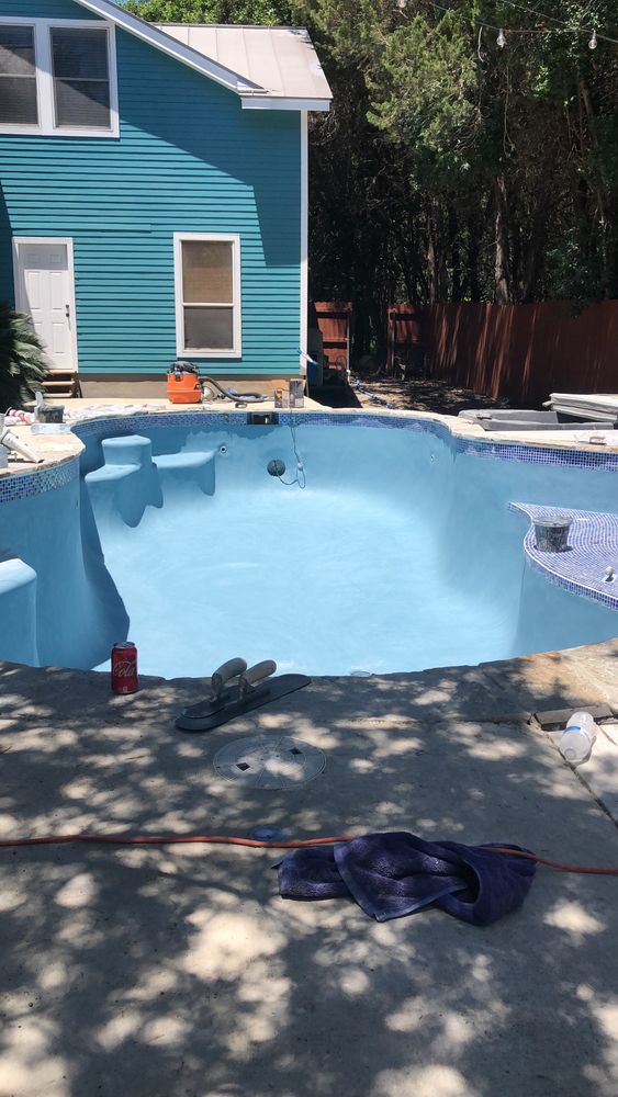 Swimming Pool Renovations: for UBER FORCE in San Antonio, TX