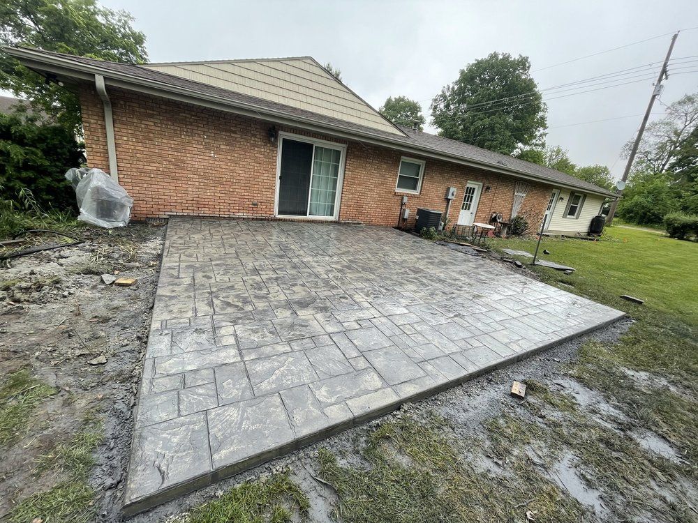 Enhance your home's appeal with our decorative concrete services, offering exquisite designs and durable finishes perfect for patios, driveways, and walkways. experience the blend of functionality and beauty today. for H&S Concrete LLC in Culver, IN