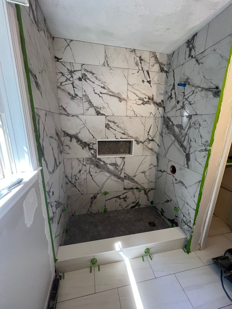 Bathrooms  for Lamy Construction in Lowell, MA