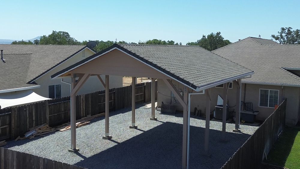 Carports  for Austin LoBue Construction in Cottonwood, CA