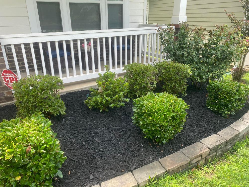 Mulching for America's Top Pick Lawn & Landscaping in Gastonia, NC